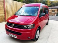 USED 2015 64 VOLKSWAGEN TRANSPORTER LWB M/R 5 Seat Auto Wheelchair Accessible Disabled Access Vehicle WAV 