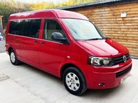 USED 2015 64 VOLKSWAGEN TRANSPORTER LWB M/R 5 Seat Auto Wheelchair Accessible Disabled Access Vehicle WAV 
