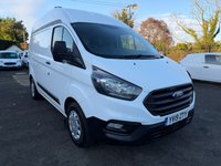 USED 2019 19 FORD TRANSIT CUSTOM 2.0 300 EcoBlue Panel Van 5dr Diesel Manual L1 H2 Euro 6 (105 ps) EX VIRGIN MEDIA FULL HISTORY