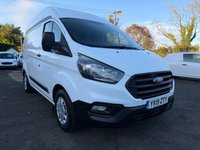 USED 2019 19 FORD TRANSIT CUSTOM 2.0 300 EcoBlue Panel Van 5dr Diesel Manual L1 H2 Euro 6 (105 ps) EX VIRGIN MEDIA FULL HISTORY