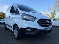 USED 2019 19 FORD TRANSIT CUSTOM 2.0 300 EcoBlue Panel Van 5dr Diesel Manual L1 H2 Euro 6 (105 ps) EX VIRGIN MEDIA FULL HISTORY