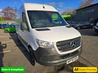 USED 2020 70 MERCEDES-BENZ SPRINTER  2.1 314 CDI  LWB H2, 71,300 miles, 1 owner, Full Service History, Euro 6, Manual Sat Nav, Air Con, Front and Rear sensors, ULEZ +VAT @20%! This 2020 Mercedes Benz Sprinter boasts a single owner and remarkably low mileage for its age, having covered just 71,300 miles. This L2 H2 panel van is powered by a 2.1 litre diesel engine, delivering a robust 141 bhp and meeting Euro 6 emissions standards. Its MOT is valid until May 2026, offering peace of mind for its next owner. Connectivity is enhanced with Apple CarPlay and Android Auto integration, while the Bluetooth interface ensures seamless hands free calls. The Headlight Assistant au