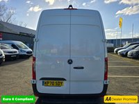 USED 2020 70 MERCEDES-BENZ SPRINTER  2.1 314 CDI  LWB H2, 71,300 miles, 1 owner, Full Service History, Euro 6, Manual Sat Nav, Air Con, Front and Rear sensors, ULEZ +VAT @20%! This 2020 Mercedes Benz Sprinter boasts a single owner and remarkably low mileage for its age, having covered just 71,300 miles. This L2 H2 panel van is powered by a 2.1 litre diesel engine, delivering a robust 141 bhp and meeting Euro 6 emissions standards. Its MOT is valid until May 2026, offering peace of mind for its next owner. Connectivity is enhanced with Apple CarPlay and Android Auto integration, while the Bluetooth interface ensures seamless hands free calls. The Headlight Assistant au