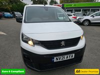 USED 2021 21 PEUGEOT PARTNER 1.5 BlueHDi LWB Crew Van, 69,999 miles, 1 owner, Full Service History, Euro 6, 5 seater, Sat Nav, Cruise, Air Con, Bluetooth +VAT @20%! This 2021 Peugeot Partner is a superb example, having been owned by just one careful keeper since new. As a 1.5 BlueHDi 950 Professional Long Panel Van LWB Euro 6 model, it combines a robust 1.5 litre diesel engine with the practicalities of a long wheelbase and the efficiency of Euro 6 emissions. The Professional trim level ensures a well equipped interior, ready for any task. With its MOT valid until February 2026, this van offers peace of mind for the road ahead.  The Peugeot Partner stands o