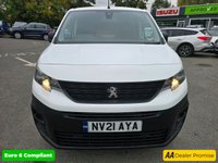 USED 2021 21 PEUGEOT PARTNER 1.5 BlueHDi LWB Crew Van, 69,999 miles, 1 owner, Full Service History, Euro 6, 5 seater, Sat Nav, Cruise, Air Con, Bluetooth +VAT @20%! This 2021 Peugeot Partner is a superb example, having been owned by just one careful keeper since new. As a 1.5 BlueHDi 950 Professional Long Panel Van LWB Euro 6 model, it combines a robust 1.5 litre diesel engine with the practicalities of a long wheelbase and the efficiency of Euro 6 emissions. The Professional trim level ensures a well equipped interior, ready for any task. With its MOT valid until February 2026, this van offers peace of mind for the road ahead.  The Peugeot Partner stands o