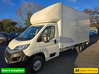 USED 2021 21 CITROEN RELAY 2.2 BlueHDi Luton w/ Tail Lift, 58,000 miles, 1 owner, Full Service History, Euro 6, 6 Speed Manual, Air Con, Bluetooth, DAB +VAT @20%! This 2021 Citroen Relay 2.2 BlueHDi 35 X Platform Cab L3 Euro 6 (s/s) 2dr is a standout example, boasting a single owner from new and an impressively low mileage of just 58,800 miles for its age. Powered by a robust 2.2 litre diesel engine delivering a strong 138 bhp, this Euro 6 compliant van is ready for work. It comes with a 3 month warranty for your peace of mind, and a full 12 months MOT will be provided upon purchase, ensuring its roadworthiness. Inside, you'll find a DAB radio complete wi