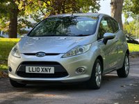 USED 2010 10 FORD FIESTA 1.25 Zetec Hatchback 3dr Petrol Manual (129 g/km, 81 bhp) 