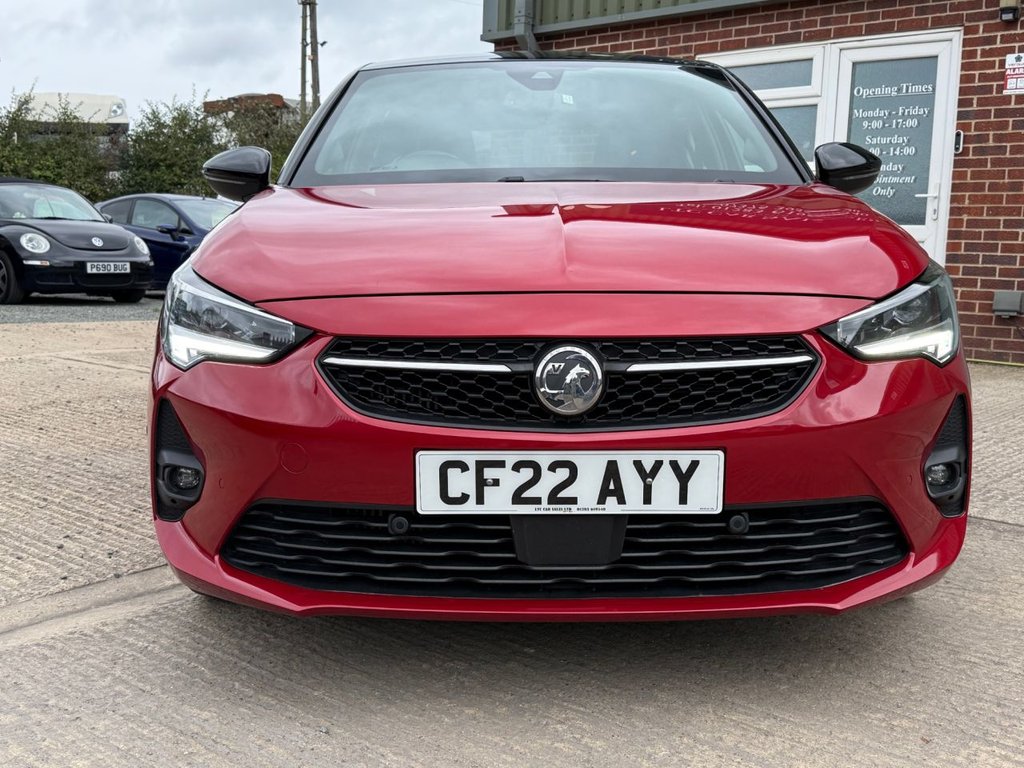 USED 2022 22 VAUXHALL CORSA 1.2 Turbo Ultimate Hatchback 5dr Petrol Manual Euro 6 (s/s) (100 ps) FANTASTIC VALUE, FINANCE AVAILABLE