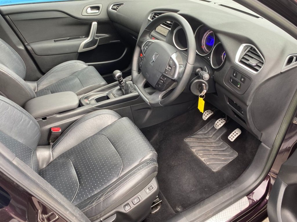 USED 2014 64 CITROEN DS4 2.0 HDi DSport Hatchback 5dr Diesel Manual Euro 5 (160 ps) ONLY 49000 MILES