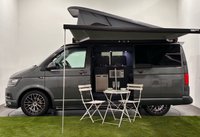 USED 2017 T VOLKSWAGEN TRANSPORTER 2.0 TDI T28 BlueMotion Tech Highline Panel Van 5dr Diesel Manual FWD SWB Euro 6 (s/s) (102 ps) Fitted Microwave, Solar Panels , Fiamma Side Awning , 5 Belted Seats