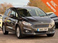 USED 2019 19 FORD S-MAX 2.0 EcoBlue Zetec MPV 5dr Diesel Auto Euro 6 (s/s) (150 ps) **SATNAV~SENSORS~2 KEYS**