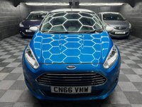 USED 2016 66 FORD FIESTA 1.25 Zetec Blue Edition Hatchback 3dr Petrol Manual Euro 6 (82 ps) 