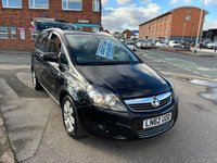 USED 2012 62 VAUXHALL ZAFIRA 1.6 16V Design MPV 5dr Petrol Manual Euro 5 (SNav) (115 ps) 