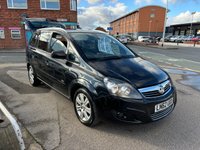 USED 2012 62 VAUXHALL ZAFIRA 1.6 16V Design MPV 5dr Petrol Manual Euro 5 (SNav) (115 ps) 