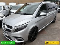 USED 2023 23 MERCEDES-BENZ V-CLASS 2.0 V220d AMG Line Executive Van, 61,500 miles, FSH, 8 seats, Full Leather leather, sat nav, TV In Rear, starlight roof, auto, Euro 6 ULEZ NO VAT! Approved Cars and Finance are pleased to offer this Mercedes Benz V-Class V220d AMG Line Executive Van with 61,500 miles and a full service History, ULEZ Complaint Euro 6 diesel 8 Seater vehicle with a Fantastic spec, previous sue fo the vehicle was for Excetive Driving due to the extras in which this vehicle has, In the Rear of cabin there is 6 Full leather seats, Starlight Headliner, 32 Inch TV, Electric doors and much much more. In the front of the cabin there is Wireless phone charging, a Co