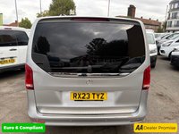 USED 2023 23 MERCEDES-BENZ V-CLASS 2.0 V220d AMG Line Executive Van, 61,500 miles, FSH, 8 seats, Full Leather leather, sat nav, TV In Rear, starlight roof, auto, Euro 6 ULEZ NO VAT! Approved Cars and Finance are pleased to offer this Mercedes Benz V-Class V220d AMG Line Executive Van with 61,500 miles and a full service History, ULEZ Complaint Euro 6 diesel 8 Seater vehicle with a Fantastic spec, previous sue fo the vehicle was for Excetive Driving due to the extras in which this vehicle has, In the Rear of cabin there is 6 Full leather seats, Starlight Headliner, 32 Inch TV, Electric doors and much much more. In the front of the cabin there is Wireless phone charging, a Co