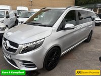 USED 2023 23 MERCEDES-BENZ V-CLASS 2.0 V220d AMG Line Executive Van, 61,500 miles, FSH, 8 seats, Full Leather leather, sat nav, TV In Rear, starlight roof, auto, Euro 6 ULEZ NO VAT! Approved Cars and Finance are pleased to offer this Mercedes Benz V-Class V220d AMG Line Executive Van with 61,500 miles and a full service History, ULEZ Complaint Euro 6 diesel 8 Seater vehicle with a Fantastic spec, previous sue fo the vehicle was for Excetive Driving due to the extras in which this vehicle has, In the Rear of cabin there is 6 Full leather seats, Starlight Headliner, 32 Inch TV, Electric doors and much much more. In the front of the cabin there is Wireless phone charging, a Co