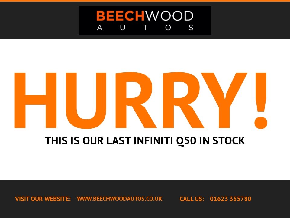 USED 2015 65 INFINITI Q50 2.2d Sport Tech Saloon 4dr Diesel Auto Euro 5 (s/s) (170 ps) **SLIDING SUN ROOF**