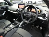 USED 2022 22 AUDI Q2 1.5 TFSI CoD 35 S line 5d 150 S/S 1 OWNER, GOOD SERVICE HISTORY, SAT NAV, VIRTUAL COCKPIT (DIGITAL DASH), APPLE CARPLAY / ANDROID AUTO, REAR PARKING SENSORS, ELECTRIC TAILGATE, LED DAYTIME RUNNING LIGHTS, RAIN & LIGHT SENSORS, CRUISE CONTROL & SPEED LIMITER, ELECTRIC FOLDING MIRRORS, HALF LEATHER, SPORT SEATS WITH ELECTRIC LUMBAR SUPPORT, DAB RADIO, BLUETOOTH, VOICE CONTROL, MANUAL 6 SPEED, 18 INCH ALLOYS, AIR CONDITIONING, AUTO DIMMING REAR VIEW, ILLUMINATING VANITY MIRRORS, AUTO HOLD, DRIVE SELECT, FRONT ARM REST, AUX & USB