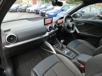 USED 2022 22 AUDI Q2 1.5 TFSI CoD 35 S line 5d 150 S/S 1 OWNER, GOOD SERVICE HISTORY, SAT NAV, VIRTUAL COCKPIT (DIGITAL DASH), APPLE CARPLAY / ANDROID AUTO, REAR PARKING SENSORS, ELECTRIC TAILGATE, LED DAYTIME RUNNING LIGHTS, RAIN & LIGHT SENSORS, CRUISE CONTROL & SPEED LIMITER, ELECTRIC FOLDING MIRRORS, HALF LEATHER, SPORT SEATS WITH ELECTRIC LUMBAR SUPPORT, DAB RADIO, BLUETOOTH, VOICE CONTROL, MANUAL 6 SPEED, 18 INCH ALLOYS, AIR CONDITIONING, AUTO DIMMING REAR VIEW, ILLUMINATING VANITY MIRRORS, AUTO HOLD, DRIVE SELECT, FRONT ARM REST, AUX & USB