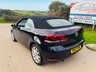 USED 2012 12 VOLKSWAGEN GOLF 1.6 TDI BlueMotion Tech SE Cabriolet 2dr Diesel Manual Euro 5 (s/s) (105 ps) 