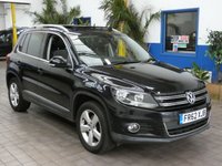 USED 2012 62 VOLKSWAGEN TIGUAN 2.0 TDI BlueMotion Tech SE SUV 5dr Diesel DSG 4WD Euro 5 (s/s) (140 ps) SAT NAV SUNROOF HEATED LEATHER INTERIOR CRUISE CONTROL PARKING SENSORS 4 OWNERS 12 SERVICES TO 98K MILES INC CAMBELT