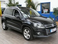 USED 2012 62 VOLKSWAGEN TIGUAN 2.0 TDI BlueMotion Tech SE SUV 5dr Diesel DSG 4WD Euro 5 (s/s) (140 ps) SAT NAV SUNROOF HEATED LEATHER INTERIOR CRUISE CONTROL PARKING SENSORS 4 OWNERS 12 SERVICES TO 98K MILES INC CAMBELT