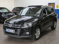 USED 2012 62 VOLKSWAGEN TIGUAN 2.0 TDI BlueMotion Tech SE SUV 5dr Diesel DSG 4WD Euro 5 (s/s) (140 ps) SAT NAV SUNROOF HEATED LEATHER INTERIOR CRUISE CONTROL PARKING SENSORS 4 OWNERS 12 SERVICES TO 98K MILES INC CAMBELT