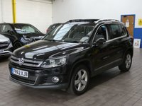 USED 2012 62 VOLKSWAGEN TIGUAN 2.0 TDI BlueMotion Tech SE SUV 5dr Diesel DSG 4WD Euro 5 (s/s) (140 ps) SAT NAV SUNROOF HEATED LEATHER INTERIOR CRUISE CONTROL PARKING SENSORS 4 OWNERS 12 SERVICES TO 98K MILES INC CAMBELT