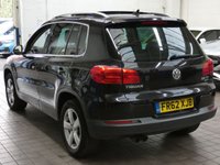 USED 2012 62 VOLKSWAGEN TIGUAN 2.0 TDI BlueMotion Tech SE SUV 5dr Diesel DSG 4WD Euro 5 (s/s) (140 ps) SAT NAV SUNROOF HEATED LEATHER INTERIOR CRUISE CONTROL PARKING SENSORS 4 OWNERS 12 SERVICES TO 98K MILES INC CAMBELT