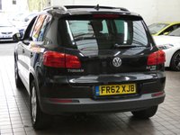 USED 2012 62 VOLKSWAGEN TIGUAN 2.0 TDI BlueMotion Tech SE SUV 5dr Diesel DSG 4WD Euro 5 (s/s) (140 ps) SAT NAV SUNROOF HEATED LEATHER INTERIOR CRUISE CONTROL PARKING SENSORS 4 OWNERS 12 SERVICES TO 98K MILES INC CAMBELT