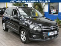 USED 2012 62 VOLKSWAGEN TIGUAN 2.0 TDI BlueMotion Tech SE SUV 5dr Diesel DSG 4WD Euro 5 (s/s) (140 ps) SAT NAV SUNROOF HEATED LEATHER INTERIOR CRUISE CONTROL PARKING SENSORS 4 OWNERS 12 SERVICES TO 98K MILES INC CAMBELT
