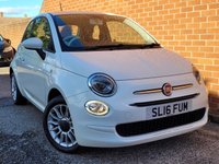 USED 2016 16 FIAT 500 1.2 ECO Pop Star Hatchback 3dr Petrol Manual Euro 6 (s/s) (69 bhp) 