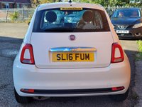 USED 2016 16 FIAT 500 1.2 ECO Pop Star Hatchback 3dr Petrol Manual Euro 6 (s/s) (69 bhp) 