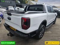 USED 2023 73 FORD RANGER 2.0 TD EcoBlue Wildtrak, 14.500 miles, Full Service Hist, 1 owner, Automatic, Sat Nav, Alloys  Rear camera, Leather Interior, Euro 6 ULEZ! +VAT @20%! This 2023 Ford Ranger TD Wildtrak presents an exceptional opportunity with its remarkably low mileage of just 14,500 miles and a single owner from new. This Four Wheel Drive pickup is powered by an efficient 2.0L Diesel engine, meeting Euro 6 emissions standards. It boasts a range of desirable features, including a heated steering wheel for those colder mornings, passive keyless entry and start for ultimate convenience, and advanced LED reflector headlights for superior visibility. The Technolog