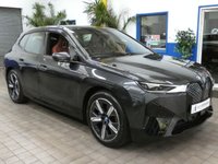 USED 2022 22 BMW IX 40 76.6kWh M Sport SUV 5dr Electric Auto xDrive (326 ps) SAT NAV LEATHER HEATED SEATS CRUISE CONTROL PARKING SENSORS 1 OWNER SERVICE HISTORY WARRANTY