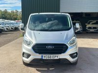 USED 2018 68 FORD TRANSIT CUSTOM 2.0 ECOBLUE 105PS DOUBLE CAB CREW VAN 6 SEAT L1 H1 - NO VAT 