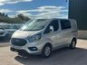 USED 2018 68 FORD TRANSIT CUSTOM 2.0 ECOBLUE 105PS DOUBLE CAB CREW VAN 6 SEAT L1 H1 - NO VAT 
