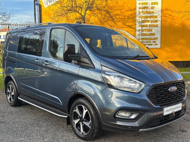 2021 71 Ford Transit Custom 2.0 320 EcoBlue Active Crew Van Double Cab 6dr L1 H1 Euro 6 (s/s) (170 ps)
