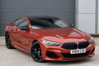 USED 2019 69 BMW 8 SERIES 4.4 M850i V8 Steptronic xDrive Euro 6 (s/s) 2dr CARBON ROOF-SUNSET ORANGE-HUD