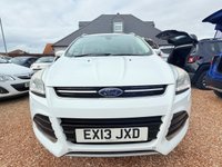 USED 2013 13 FORD KUGA 2.0 TDCi Titanium X SUV 5dr Diesel Manual 2WD Euro 5 (140 ps) Top of the Range  - Pano Roof - White and a FSH