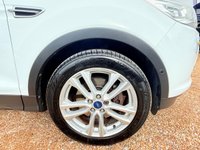 USED 2013 13 FORD KUGA 2.0 TDCi Titanium X SUV 5dr Diesel Manual 2WD Euro 5 (140 ps) Top of the Range  - Pano Roof - White and a FSH