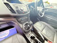 USED 2013 13 FORD KUGA 2.0 TDCi Titanium X SUV 5dr Diesel Manual 2WD Euro 5 (140 ps) Top of the Range  - Pano Roof - White and a FSH
