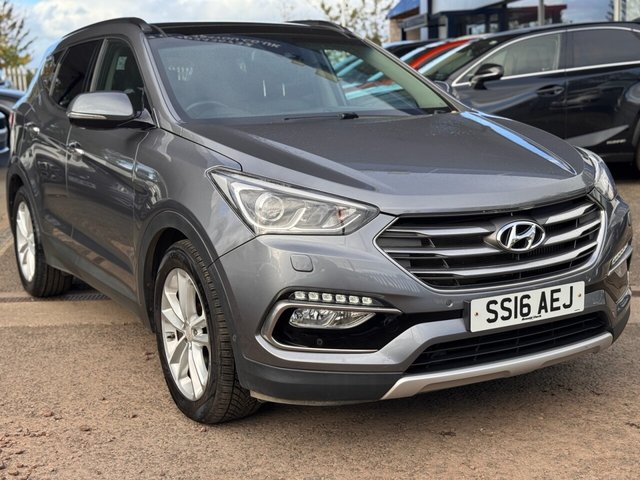 View our Hyundai Santa FE 2.2 CRDi Blue Drive Premium SE SUV 5dr Diesel Auto 4WD Euro 6 (s/s) (7 Seat) (200 ps)