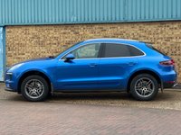 USED 2016 65 PORSCHE MACAN 3.0 TD V6 S SUV Sapphire Blue Diesel PDK 4WD Euro 6 (s/s) (258 ps) PANORAMIC SUNROOF HEATED LEATHER/ALCANTARA PRIVACY GLASS FRONT AND REAR PARK SENSORS WITH REVERSE CAMERA