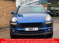 USED 2016 65 PORSCHE MACAN 3.0 TD V6 S SUV Sapphire Blue Diesel PDK 4WD Euro 6 (s/s) (258 ps) PANORAMIC SUNROOF HEATED LEATHER/ALCANTARA PRIVACY GLASS FRONT AND REAR PARK SENSORS WITH REVERSE CAMERA