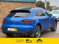 USED 2016 65 PORSCHE MACAN 3.0 TD V6 S SUV Sapphire Blue Diesel PDK 4WD Euro 6 (s/s) (258 ps) PANORAMIC SUNROOF HEATED LEATHER/ALCANTARA PRIVACY GLASS FRONT AND REAR PARK SENSORS WITH REVERSE CAMERA