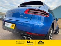USED 2016 65 PORSCHE MACAN 3.0 TD V6 S SUV Sapphire Blue Diesel PDK 4WD Euro 6 (s/s) (258 ps) PANORAMIC SUNROOF HEATED LEATHER/ALCANTARA PRIVACY GLASS FRONT AND REAR PARK SENSORS WITH REVERSE CAMERA