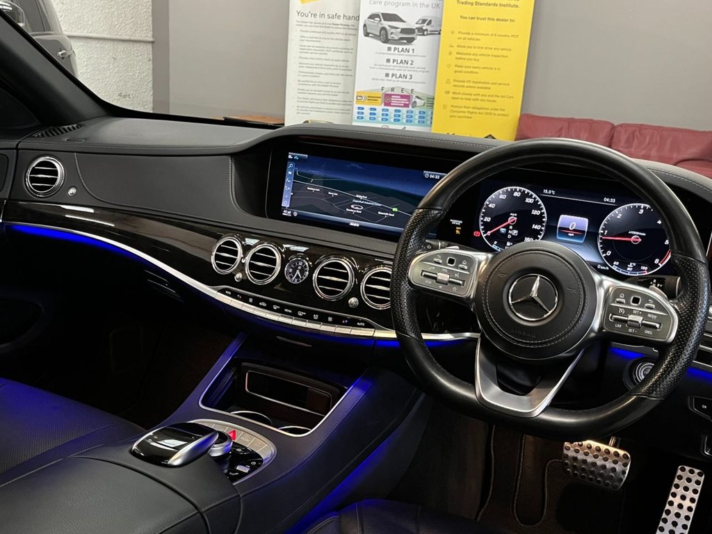 USED 2018 67 MERCEDES-BENZ S-CLASS 2.9 S350Ld AMG Line (Executive) Saloon 4dr Diesel G-Tronic+ Euro 6 (s/s) (286 ps)