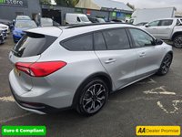 USED 2019 69 FORD FOCUS Silver 1.0T EcoBoost Estate, 55,600 miles 2 owners, Euro 6 ULEZ compliant, 6-Speed Manual, Sat Nav, Heated seats, Panoramic roof, Alloys, great spec. This 2019 Ford Focus T Active X presents an excellent opportunity with its MOT valid until October 2026, offering peace of mind for the coming years. This Euro 6 compliant model features a 1.0L petrol engine and is presented in the Active X trim. Inside, you'll find a wealth of desirable features designed for comfort and convenience, including a B&O PLAY Premium Audio System for an enhanced listening experience, front and rear parking sensors with parking assistance, and heated front seats f